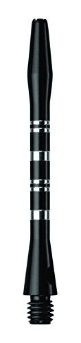 US Darts Black Striped Aluminum Dart Shafts - 3 Sets (9 shafts), 2BA Medium (2 inch), + O'rings - Image 4