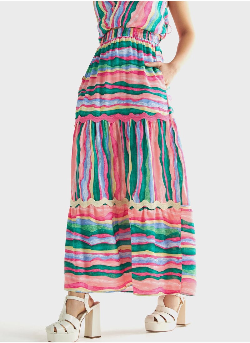 FAV Printed Pocket Detail Skirt  - Image 1