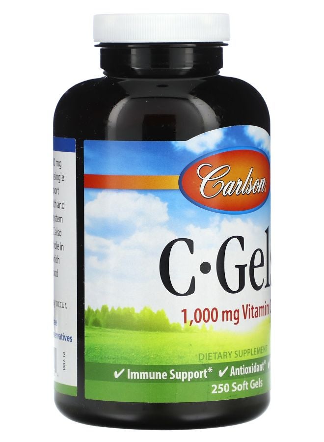 Carlson C-Gels Vitamin C 1000 mg 250 Soft Gels - Image 2