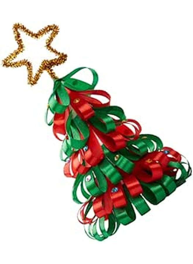 Soft Cloth Christmas Tree Decoration Kit Handmade Festive Table Ornament Creative Craft - Image 1