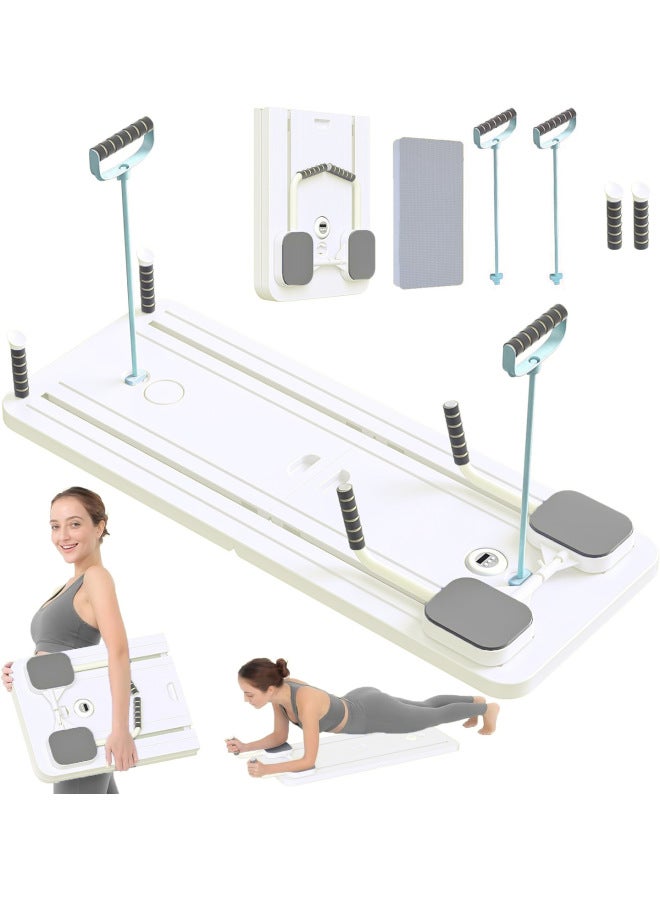 لوح اللياقة البدنية متعدد الوظائف، لوح اللياقة البدنية رباعي الوظائف، لوح بيلاتيس قابل للطي، جهاز اللياقة البدنية للبطن، جهاز دعم لوح تمرين عضلات الصدر