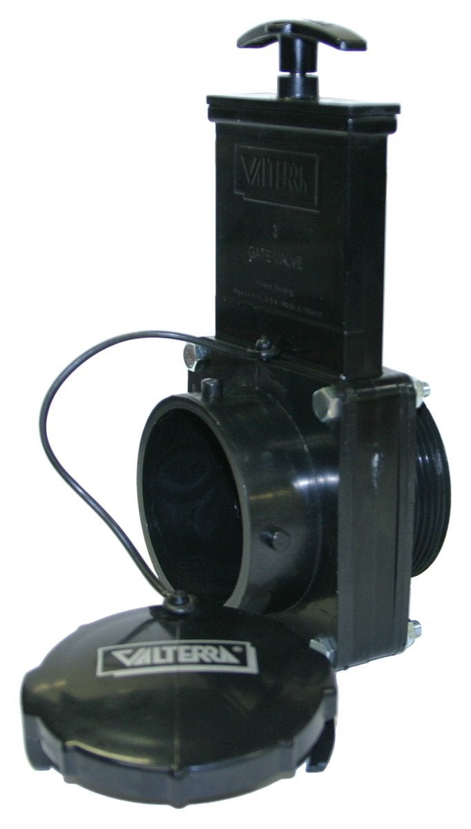 صمام بوابة فالتررا 7342 ABS رمادي 3 MPT x Bay مع غطاء