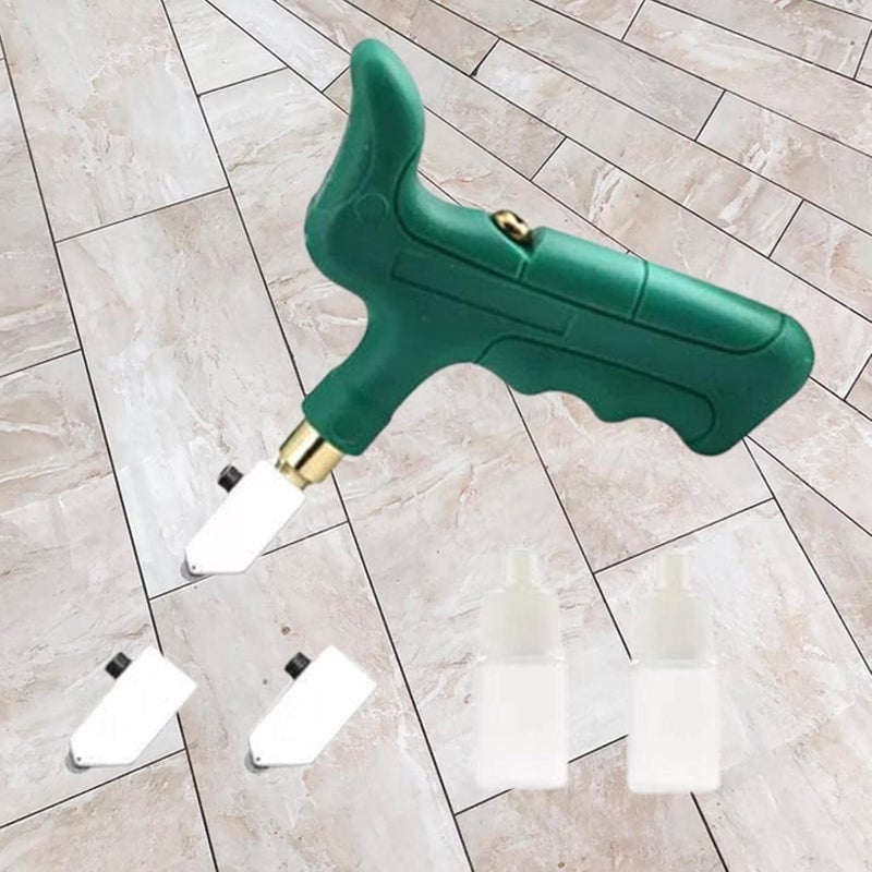 klarako Glass Cutter Hand Tool, Manual Tile Cutter, 2 in 1 Glass Cutting Tool with Glass Breaking Pliers, DIY Tool Kit  Glass Cutter Kit - Image 2