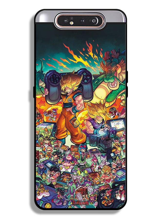 Tolwak Samsung Galaxy A80 Protective Case Cover Gamer Art Doodles - Image 1