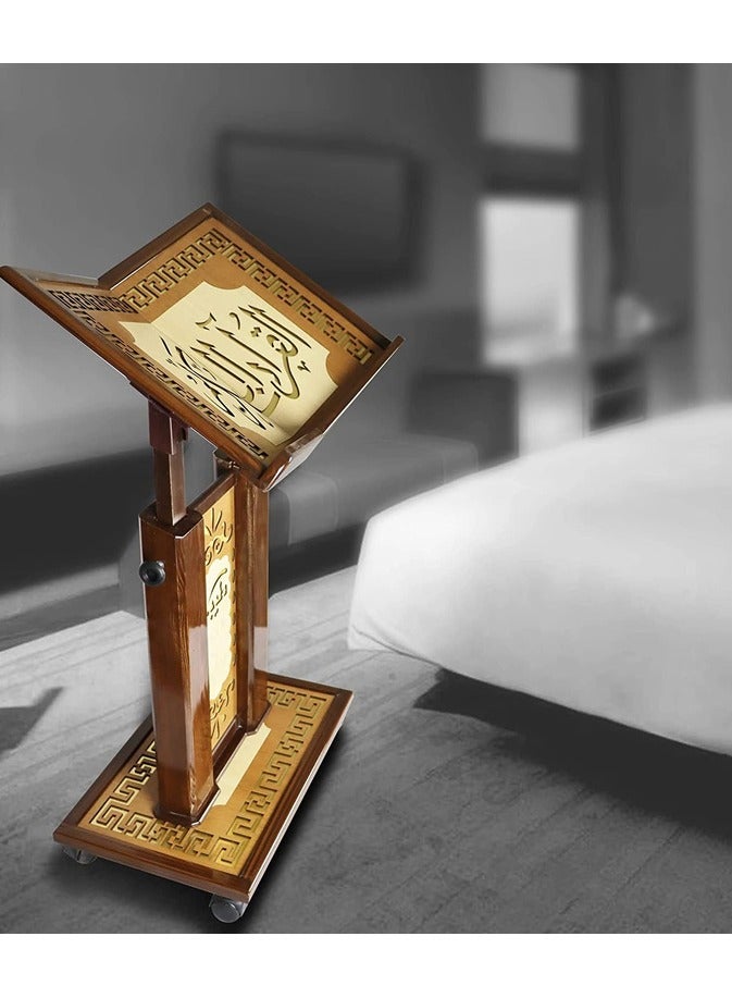 ريبنيو حامل مصحف تركي خشبي محفور بالليزر عالي الجودة حجم كبير جدا  - Image 5