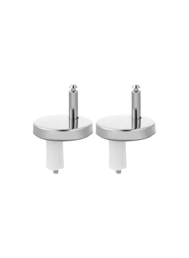 2pcs Adjustable Toilet Seat Quick Release Connecting Seat With Lid And Screws - Image 1