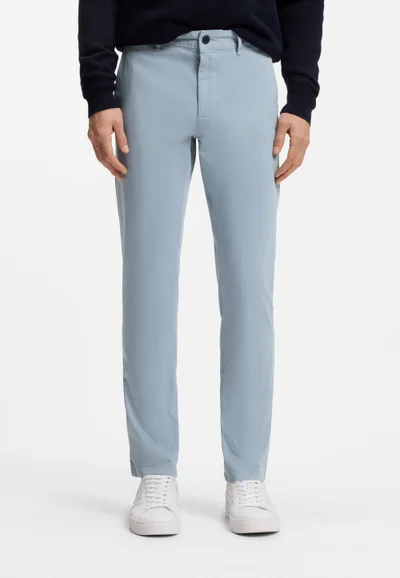 بوس Slim-fit chinos in stretch-cotton satin