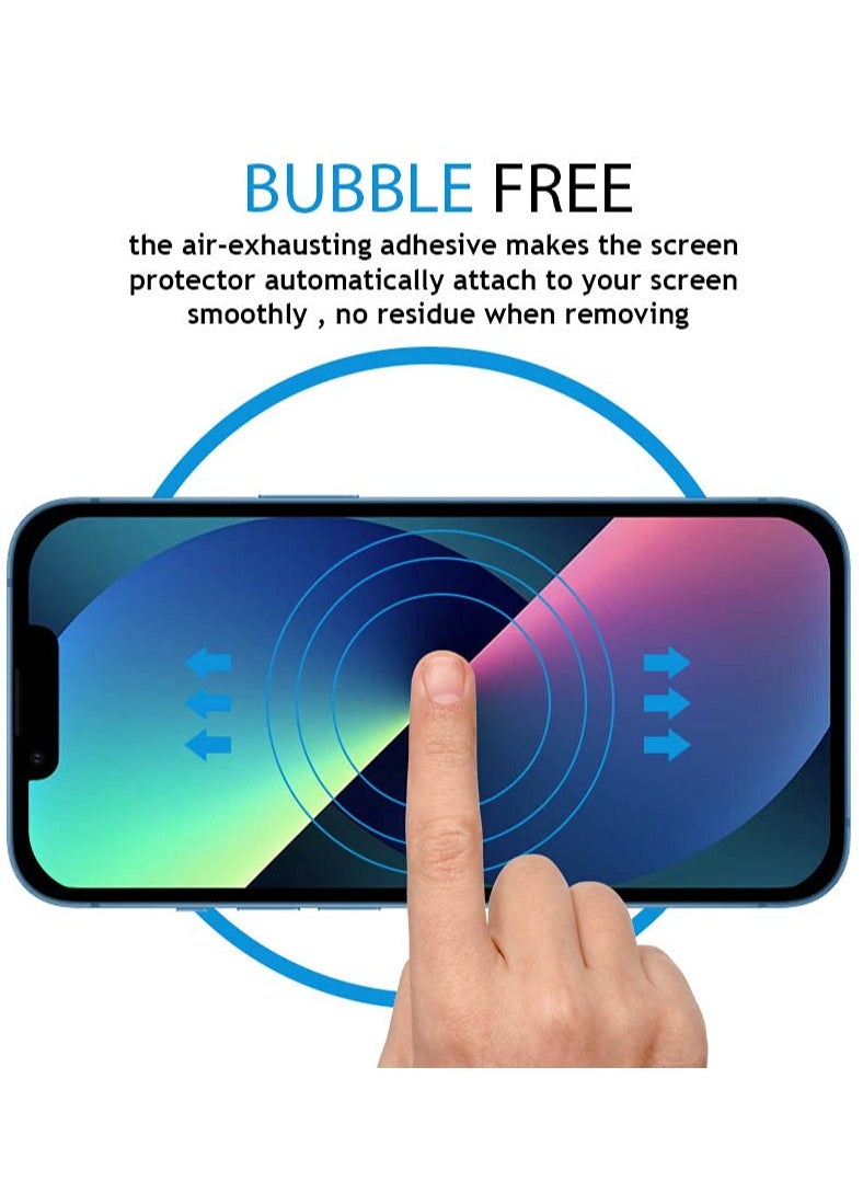 Screen protector iPhone 13 6.1 inch 3D Full Coverage Tempered Glass Screen Protector HD Clear Distinctive High End Protective Film 9H Hardness