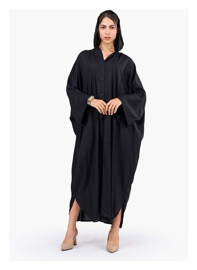 Clue Oversized Hooded Shirt Dress  - Image 1