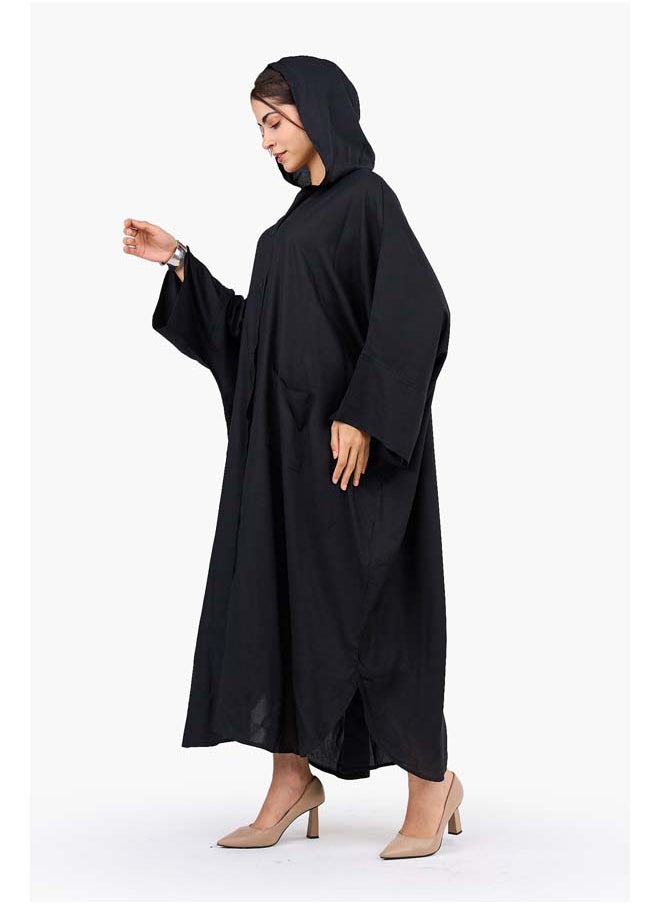 Clue Oversized Hooded Shirt Dress  - Image 2