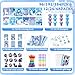 BenLouis 192pcs Frozen Party Favors Set for Kids Winter Snowflake Coloring Book Christmas School Classroom Gift Reward Prize Crafts Bulk for Students Frozen Birthday Goodie Bag Stuffers Supplies - Image 4