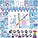BenLouis 192pcs Frozen Party Favors Set for Kids Winter Snowflake Coloring Book Christmas School Classroom Gift Reward Prize Crafts Bulk for Students Frozen Birthday Goodie Bag Stuffers Supplies - Image 2