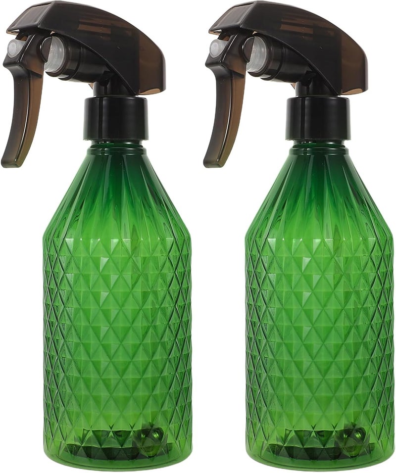 VILLCASE 2pcs Continuous Hairdressing Spray Bottles 200ml Fine Mist Mister with Metal Ball Refillable Hair Salon Water Sprayer for Styling and Haircutting at Home Or Barber Use - Image 1