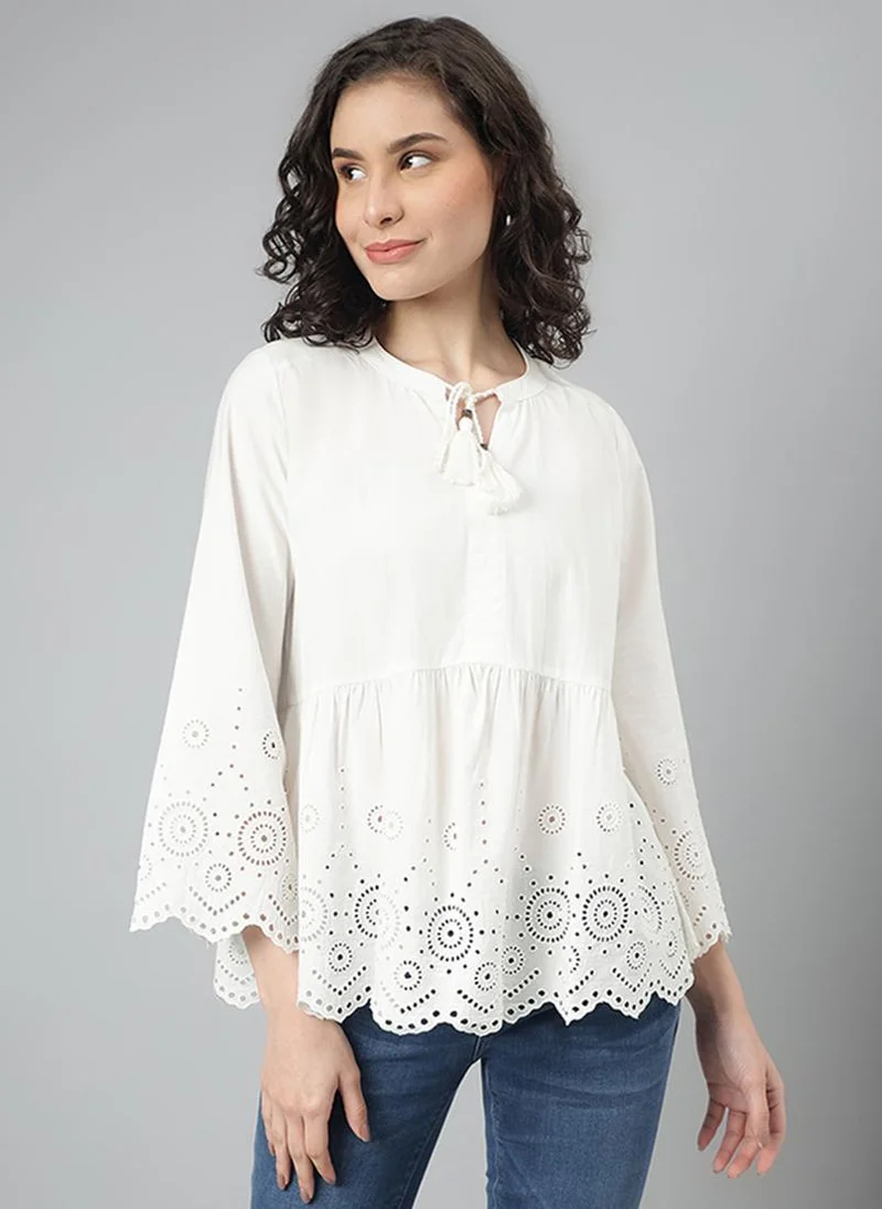 Beverly Hills Polo Club Womens Woven Top