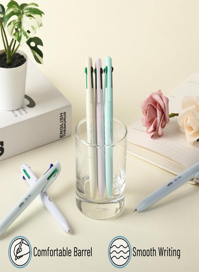 Mr. Pen- Ballpoint Multicolor Pen in One, 4-in-1, 6 Pack, Colorful Ink, Retractable Multi Color Pens All in One - Image 5