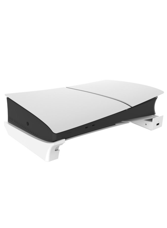 Loquat Ps5 Slim Horizontal Storage Rack P5 Slim Flat Base Stand 4 Usb Interfaces Digital Computer Game Console Accessories-Product Color:PG-P5S021 White Luminous Version - Image 3