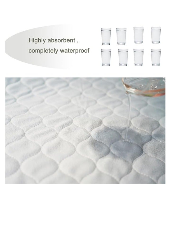 Arabest Washable Underpads,Waterproof,Soft, Portable and Reusable Incontinence Pads for Toddler,Adults,Elderly and Pets (70*90cm)(Gray) - Image 2