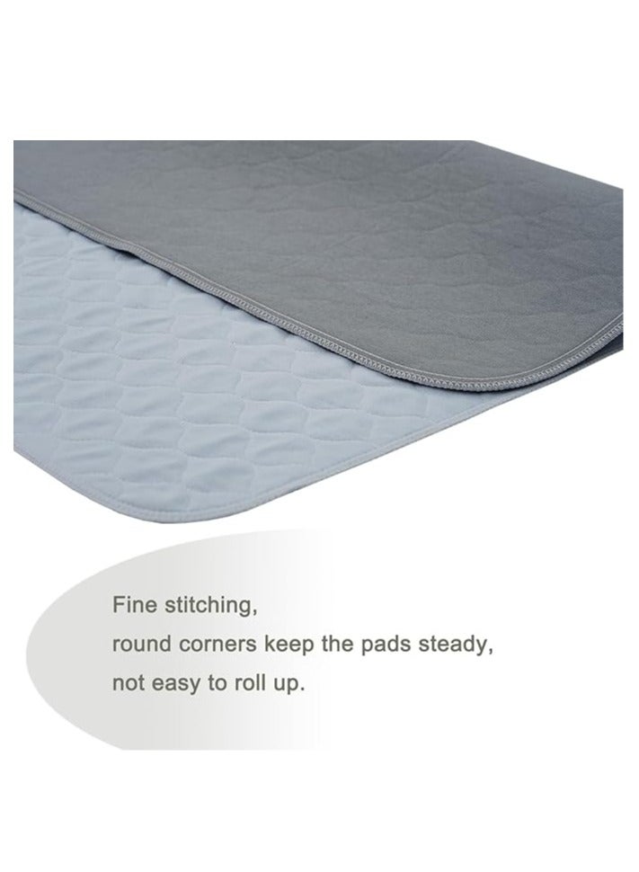 Arabest Washable Underpads,Waterproof,Soft, Portable and Reusable Incontinence Pads for Toddler,Adults,Elderly and Pets (70*90cm)(Gray) - Image 4