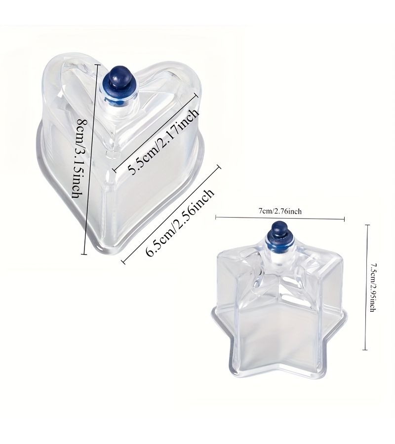 Cupping Tools 2pcs Star Heart Shaped Health Wellness Easy Portable - Image 3