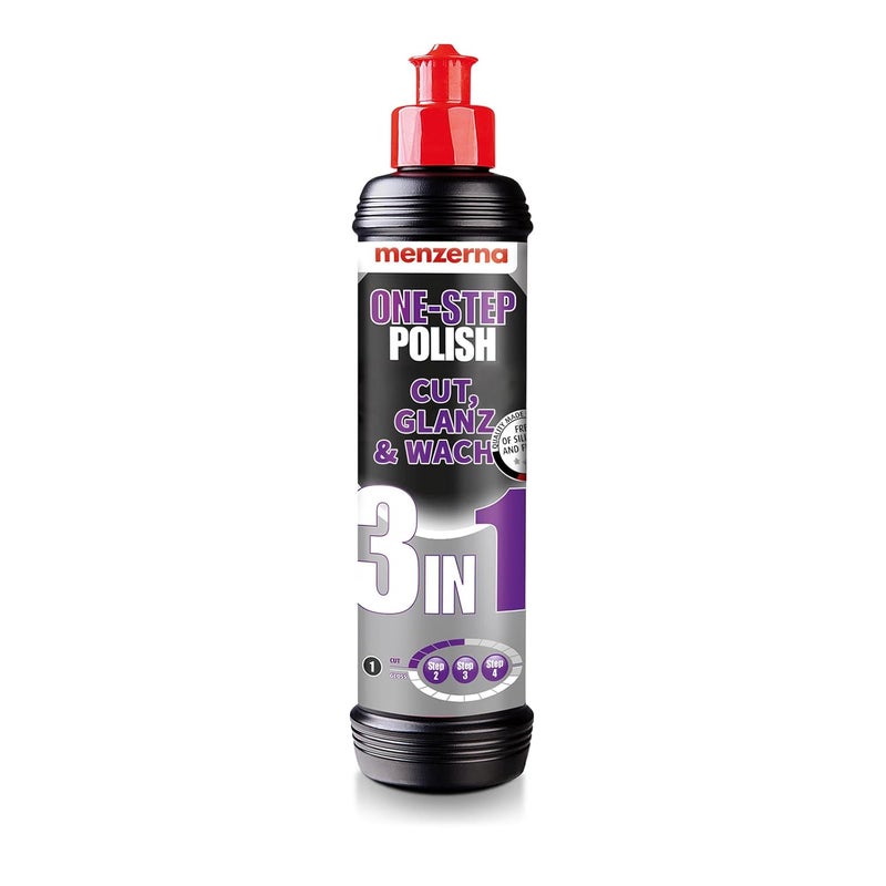 menzerna 3 in 1 One Step Polish 8 oz - Image 1