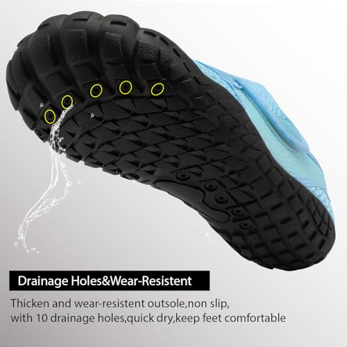 Centipede Demon Womens and Mens Water Shoes Breathable Quick Dry Swim Pool Shoes Thicken Soles Barefoot Aqua Shoes for Beach Diving Hiking Water Sports 8.5 Women/7.5 Men - Image 4