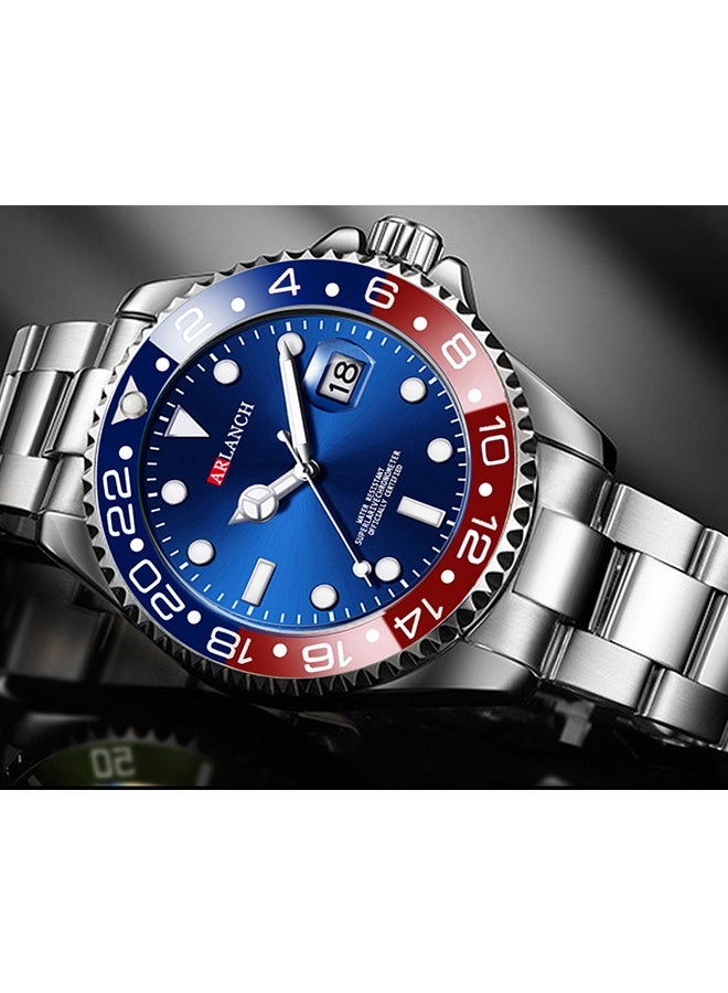 ARLANCH Watches For Men Analog Mens Watch 40Mm Large Face Easy Read Stainless Steel Business Watch Luminous Classic Luxury 30M Waterproof Mens Wrist Watches - Image 5