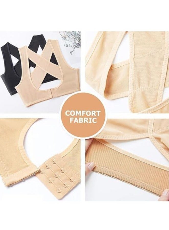 Generic Chest Brace Up for Women Posture Corrector Shapewear Vest Tops Bra Support Shaper  Skin Color（L）  - Image 5