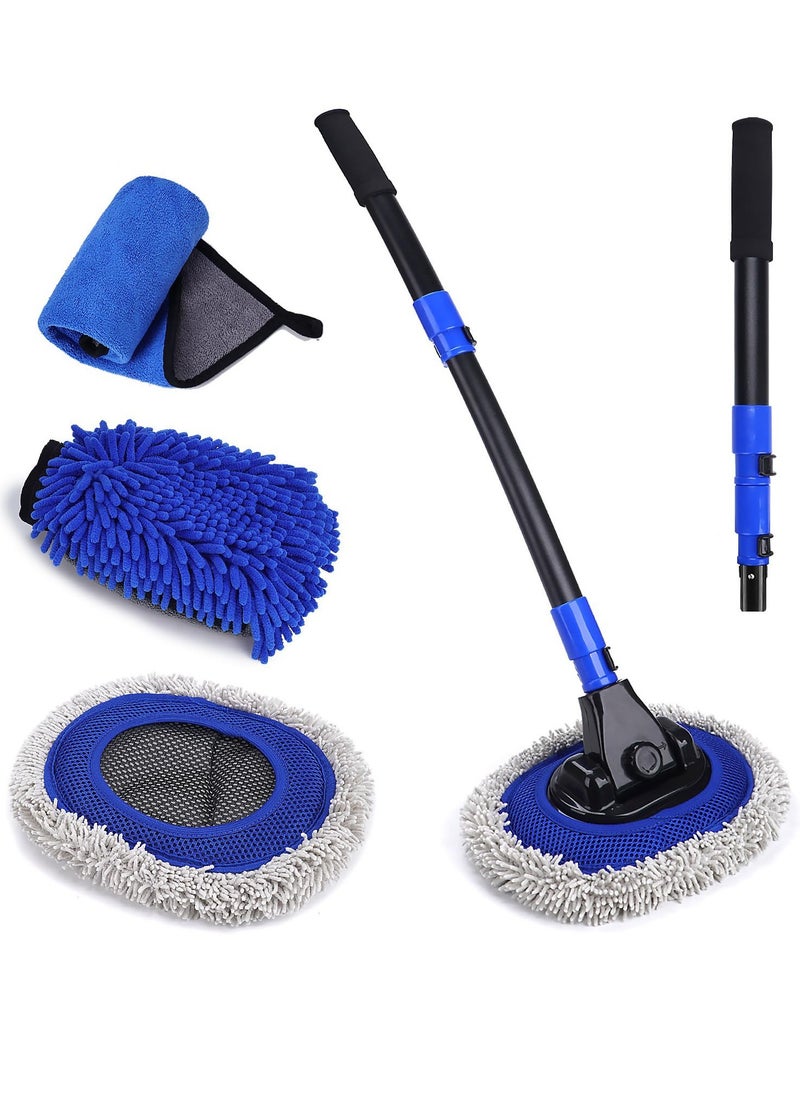 Ultimate Car Wash Brush with Long Handle, 15-Degree Curved Pole Design, Microfiber Brush Head, Adjustable Length, Wide Applications for Car, RV, Truck, Pickup, Perfect Car Wash Kit - pzsku/Z7824EFE06941BA6DE58EZ/45/_/1699942826/8edbcc70-87ea-43c6-b99e-102f7feb249f