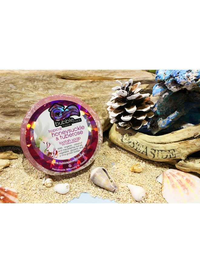 Bubble Shack Hawaii Loofah Lather Soap Bar (Honeysuckle Tuberose) - Image 2