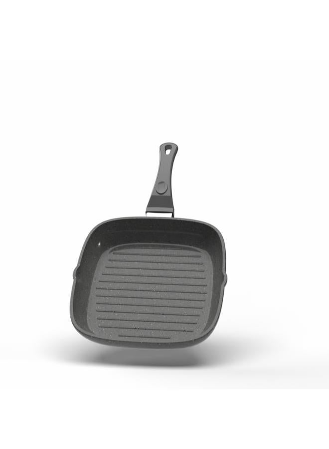 توب شيف مقلاة شواء مربعة من الجرانيت - Image 1