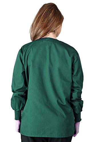 Natural Uniforms سترة فرك دافئة من يونيفورمز الطبيعية - أخضر صيد حقيقي - صغير - Image 2