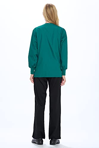 Natural Uniforms سترة فرك دافئة من يونيفورمز الطبيعية - أخضر صيد حقيقي - صغير - Image 4