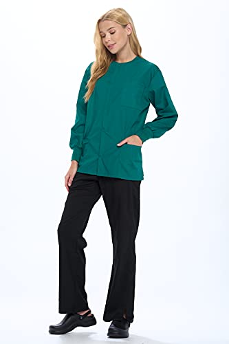 Natural Uniforms سترة فرك دافئة من يونيفورمز الطبيعية - أخضر صيد حقيقي - صغير - Image 5