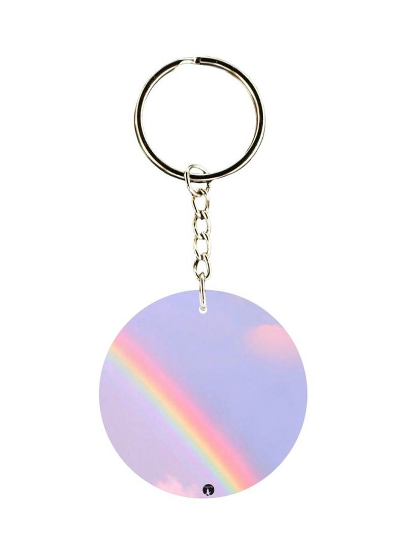 Printed Plastic Keychain