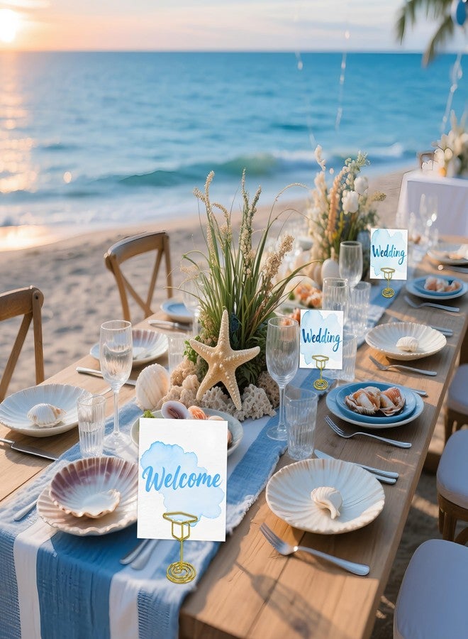 BADAO 32PCS Table Number Holders,Grad Cap Graduation Picture Display,Picture Holders for Tables,Place Card Holders,Wire Picture Holders,Photo Holders for Centerpieces,Wedding Reception,Party,Birthday - Image 5