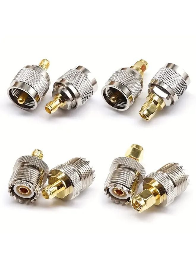 4 قطع محول تمديد محوري SMA إلى BNC إلى UHF لراديو الهواة - Image 4