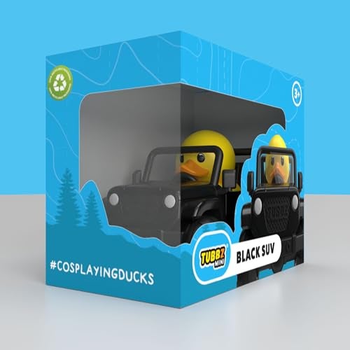 TUBBZ Mini Black SUV Cosplaying Rubber Duck Vinyl Figure Jeep Duck Collectible - Image 5