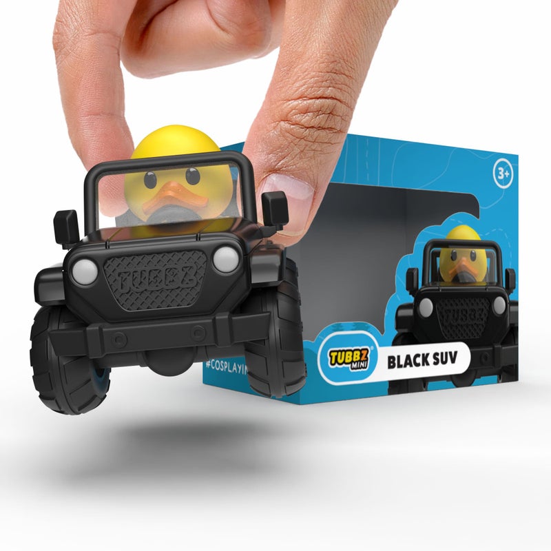 TUBBZ Mini Black SUV Cosplaying Rubber Duck Vinyl Figure Jeep Duck Collectible - Image 3