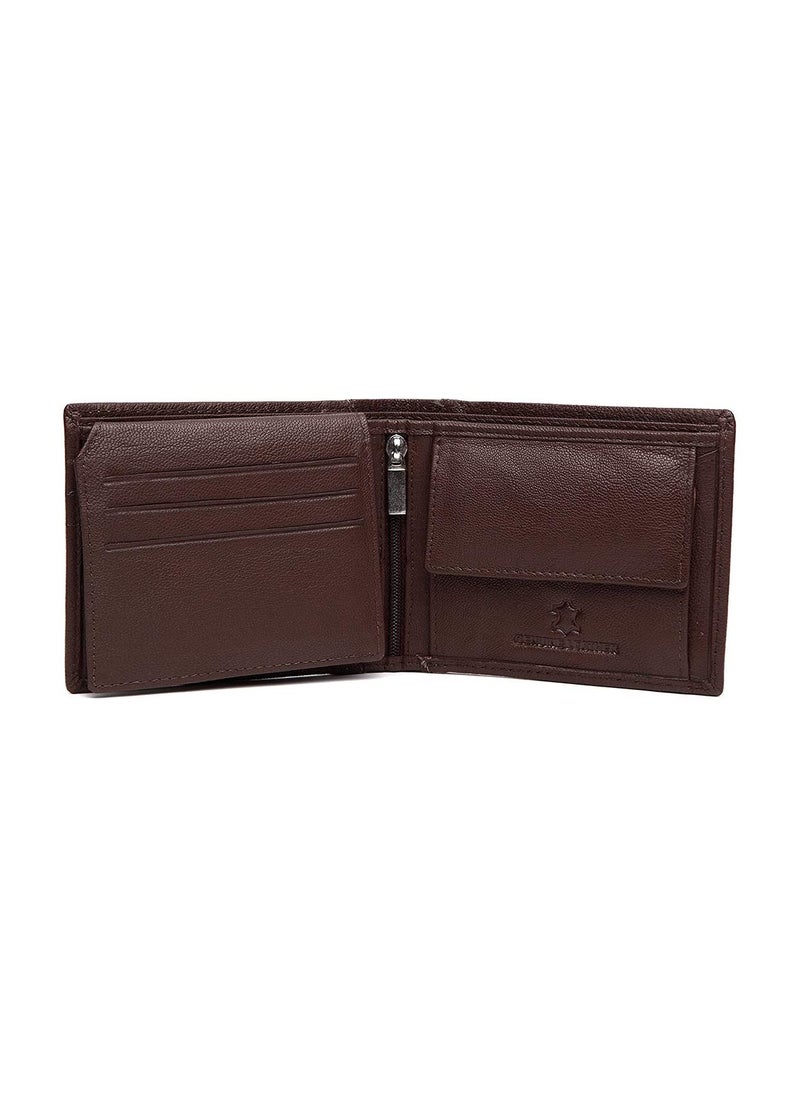 Wildhorn - WildHorn Men's Classic Leather Wallet and Belt Combo Brown - Image 1