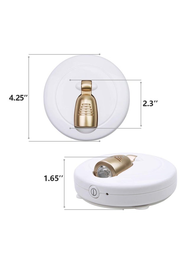 Honwell  Wireless Spotlight Battery Operated LED Puck Lights Touch Closet Light Stick on Wall Hallway Basement Entrance Perfect Adjustable Direction Light for Artwork Decorative - Image 4