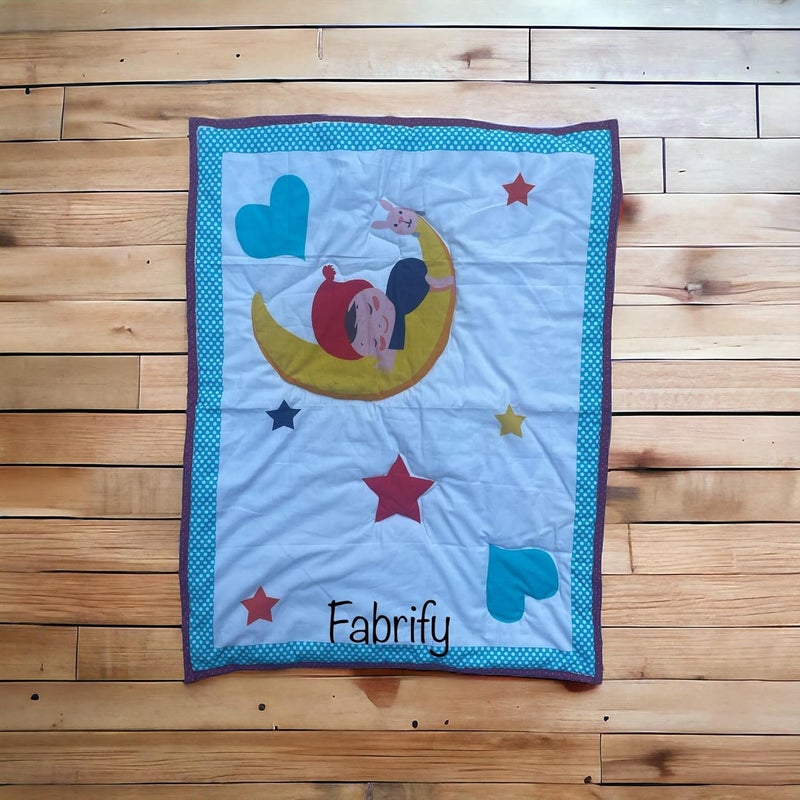 Fabrify 100 Cotton Baby Printed Mattress Godadi Rilka Bed Crib Cot Sheet Design 8 100x70 - Image 1