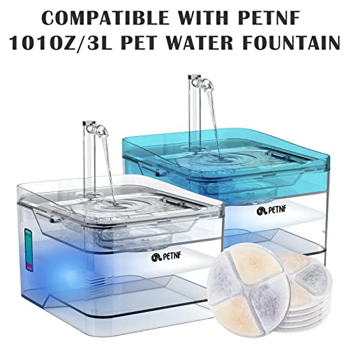 PETNF Replacement Pump for Cat Water Fountain with LED Light, Compatible for 3L/101OZ Transparency Pet Water Fountain, Ultra Quiet Long Lifespan Cat Water Pump with Adjustable 3 Kind Water Flow - Image 2