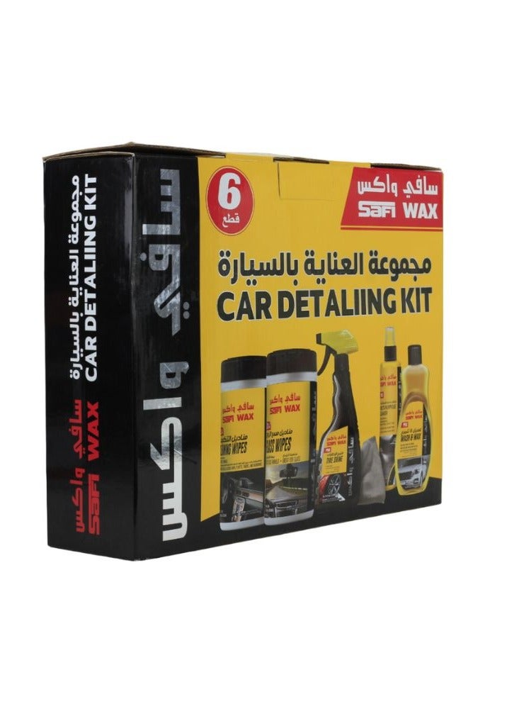سافي واكس مجموعة متكاملة لتنظيف و العناية بالسيارة من 6 قطع - Image 3