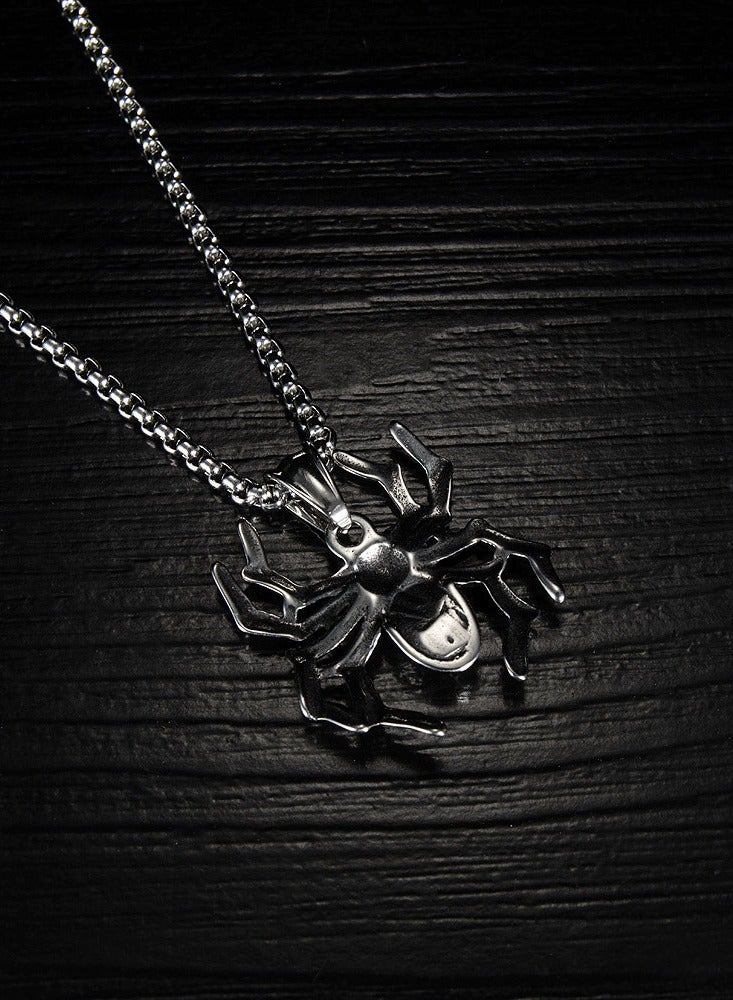 الفولاذ المقاوم للصدأ الرجال قلادة النمط الأوروبي فاسق قلادة - Image 5