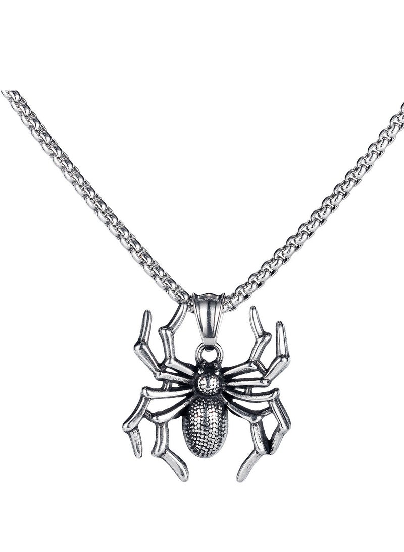 الفولاذ المقاوم للصدأ الرجال قلادة النمط الأوروبي فاسق قلادة - Image 1