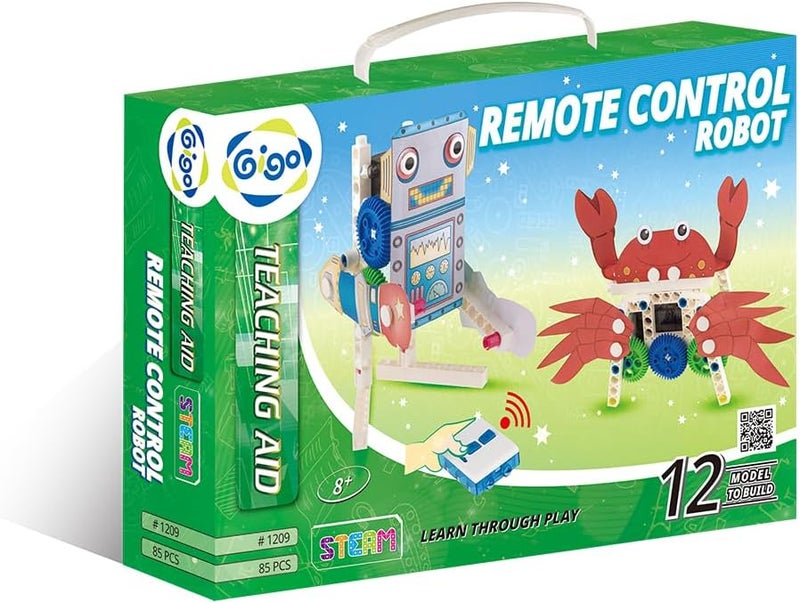 Gigo Remote Control Robot STEM Kit - Build and Control Your Own Robot - Image 1