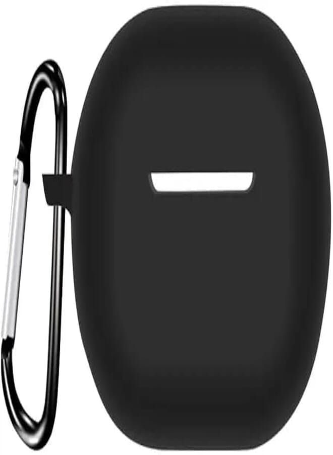 Next Next Store Silicone Case Compatible with Huawei Freebuds Pro 2, with Keychain Strap, Integrated Protection, Attractive Design, Perfect for Daily Use(Black)