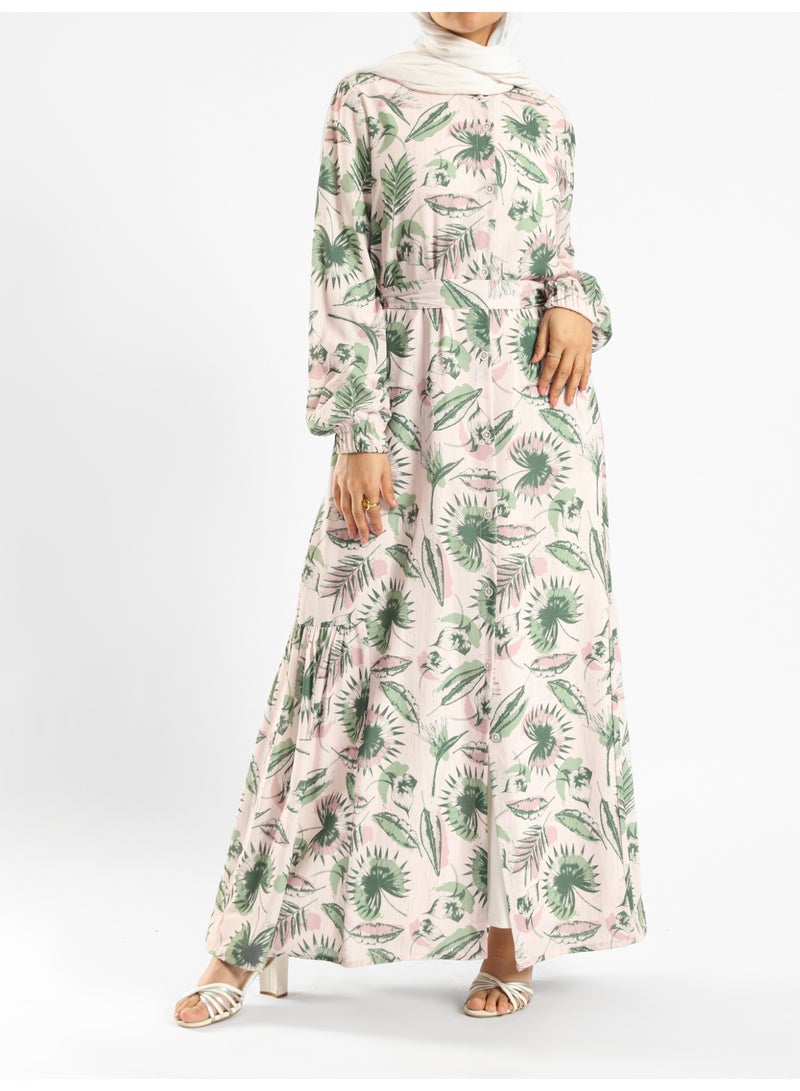 ايمالينا فاشون Prismatic Bloom Dress - Image 1