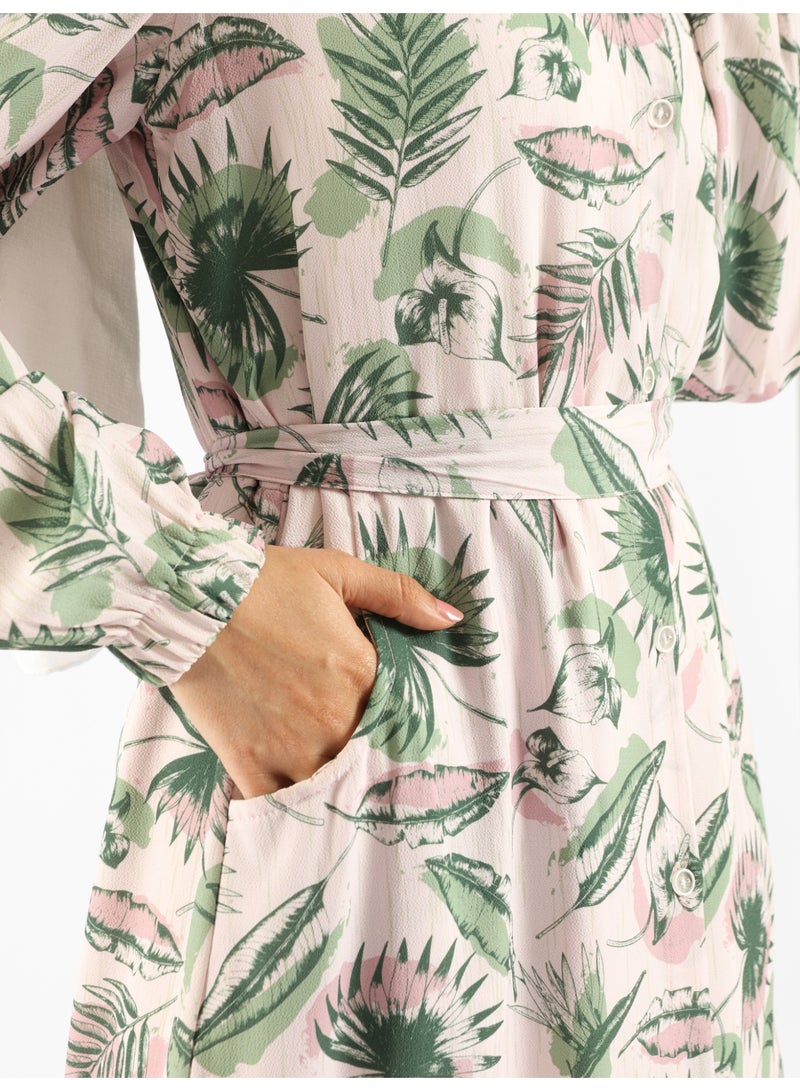 ايمالينا فاشون Prismatic Bloom Dress - Image 4