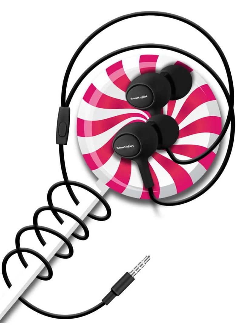 Candy S6 Series Earphone Universal 3.5MM Jack with Mic - Black